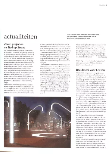De Architect, Volume 2004-jan, page 7, > RESEARCH